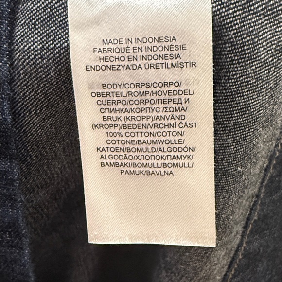 Lauren Ralph Lauren
Split Point Collar Short Sleeve Denim Shift Dress SZ 2X - Picture 5 of 11